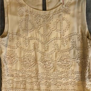 Max Azria BCBG Runway Small Ivory Party Wedding Dress NWT Soutache Decorated